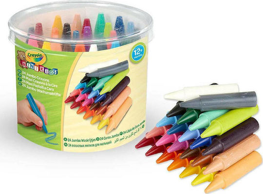 Crayola Mini Kids Σετ Κηρομπογιές 24τμχ