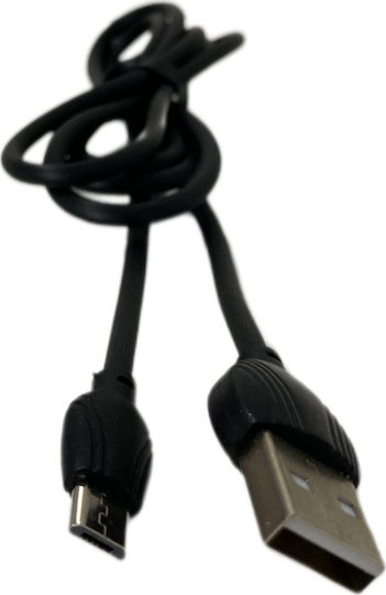 Awei CL-61 Regular USB 2.0 to micro USB Cable Μαύρο 1m