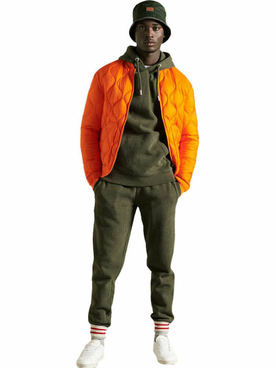 Sweatpants with Elastic Olive Marl