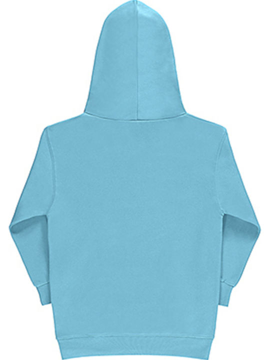 SG Kids Sweatshirt with Hood and Pocket Turquoise SG27K