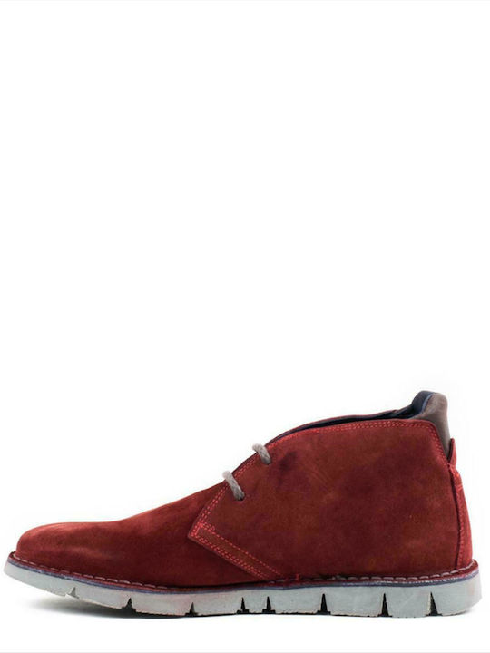 Men's Leather Boots JUMPER 1-749-21501-19-3 Bordeaux Bordeaux