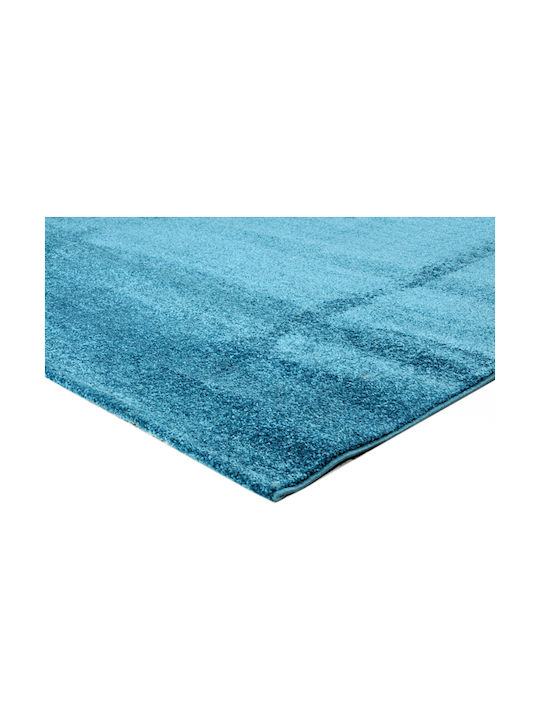 Tzikas Carpets Silence 20153-030 Teppich Rechteckig Zottelig Blue-Green