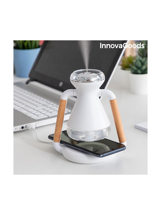 InnovaGoods Led Συσκευή Αρωματοθεραπείας Misvolt με Χρονοδιακόπτη Λευκή 230ml V0103223
