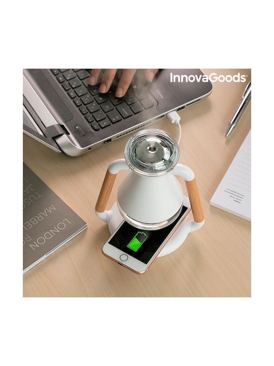 InnovaGoods Led Συσκευή Αρωματοθεραπείας Misvolt με Χρονοδιακόπτη Λευκή 230ml V0103223