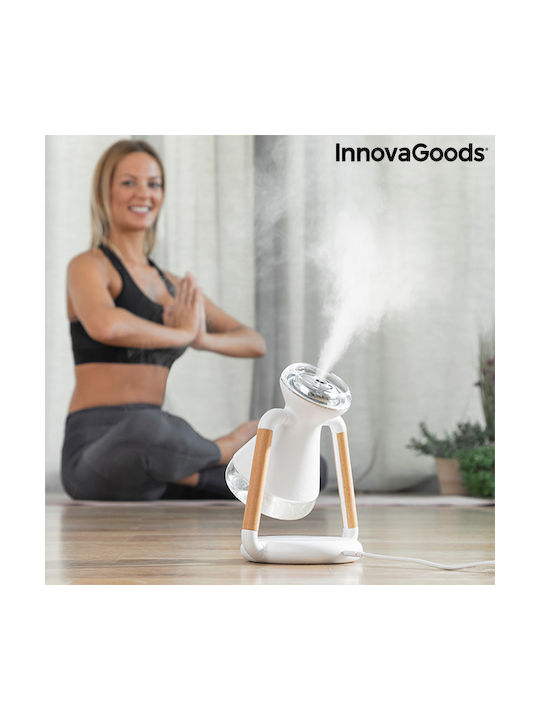 InnovaGoods Led Συσκευή Αρωματοθεραπείας Misvolt με Χρονοδιακόπτη Λευκή 230ml V0103223