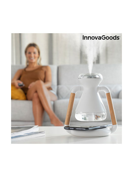 InnovaGoods Led Συσκευή Αρωματοθεραπείας Misvolt με Χρονοδιακόπτη Λευκή 230ml V0103223