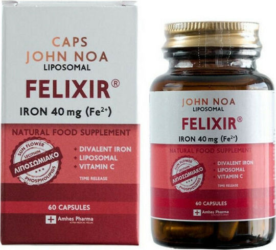 John Noa Liposomal Felixir Iron 40mg 60 caps