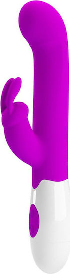 Pretty Love Centaur Silicone Rabbit Vibe Vibrator Rabbit 20.6cm Purple