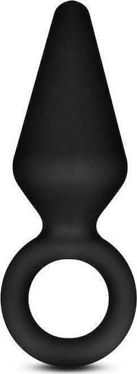 Blush Anal Adventures Platinum Silicone Anal Plug Πρωκτική Σφήνα Small Μαύρη 7.6cm