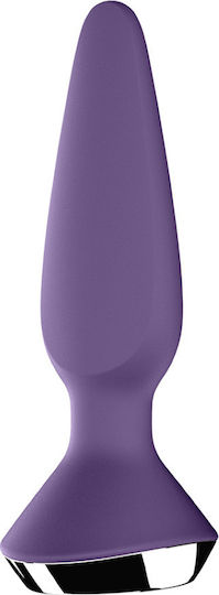 Satisfyer Plug-ilicious 1 Play Vibrator Anal Plug mit kabelloser Funktion und Vibration Lila