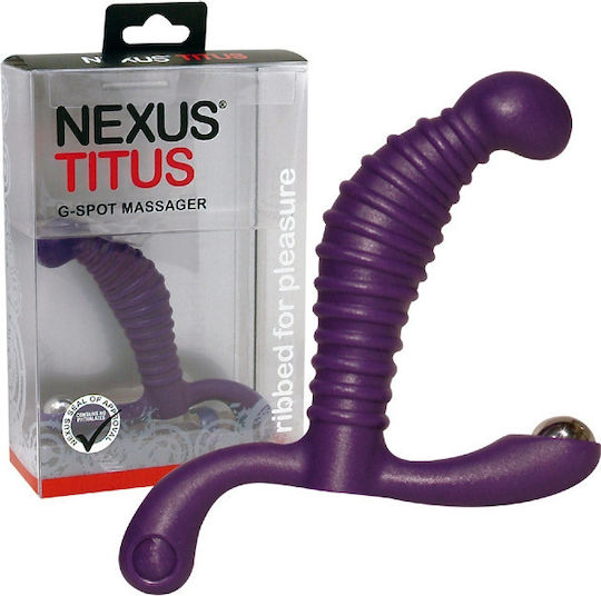 Nexus Titus Anal Plug Purple 10.5cm