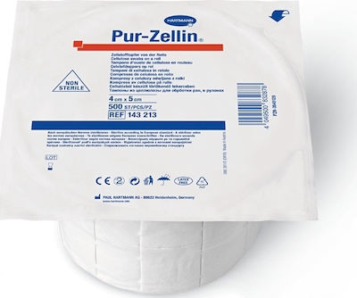 Hartmann Pur-Zellin Non-sterile Gaze 4x5cm 500pcs