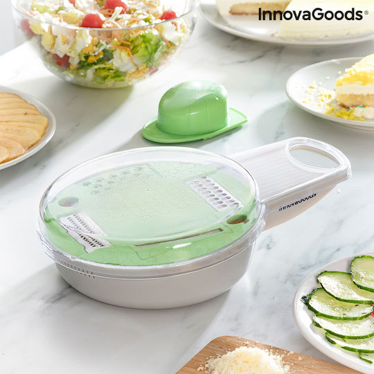 InnovaGoods Gradder Τρίφτης για Φρούτα & Λαχανικά με Δοχείο 8.5x8.5cm