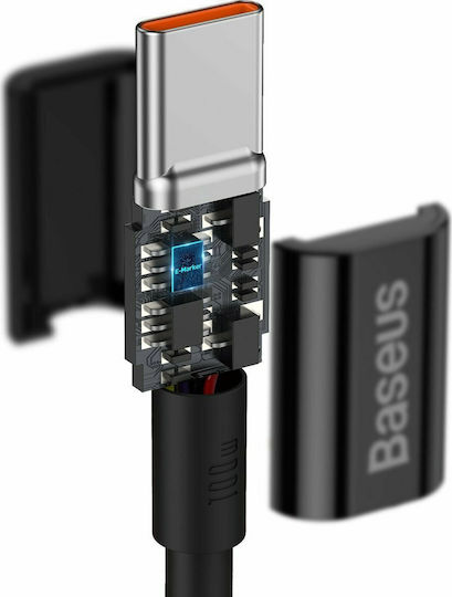Baseus Superior USB 2.0 Cable USB-C Male - USB-C 100W PD Black 1m CATYS-B01