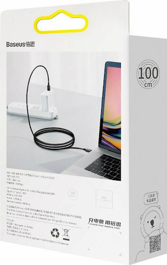 Baseus Superior USB 2.0 Cable USB-C Male - USB-C 100W PD Black 1m CATYS-B01