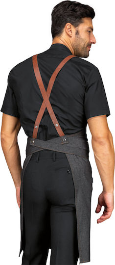 Isacco Șorț Barista / Barman Corp întreg Negru