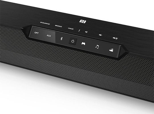 HAMA uRage SoundZbar Безжични компютърни тонколони Компютърни тонколони 2.1 с Bluetooth и мощност 100W в Черен цвят