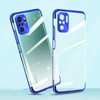 Hurtel Electroplating Silicone Back Cover Blue (Redmi Note 10 / 10s / Poco M5s)