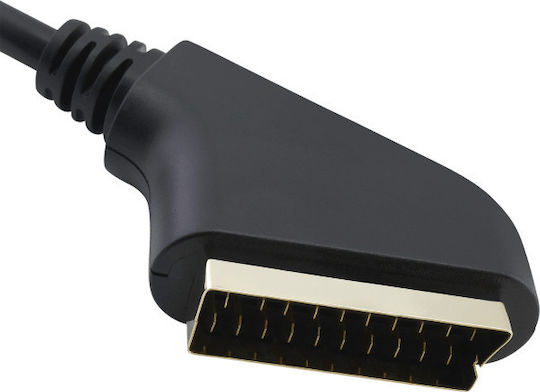 Oehlbach Cable Scart male - Scart male 1.5m Black D1C5702