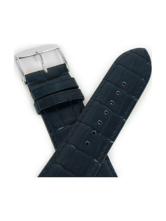 Rochet Charleston Leather Strap Navy Blue 20mm