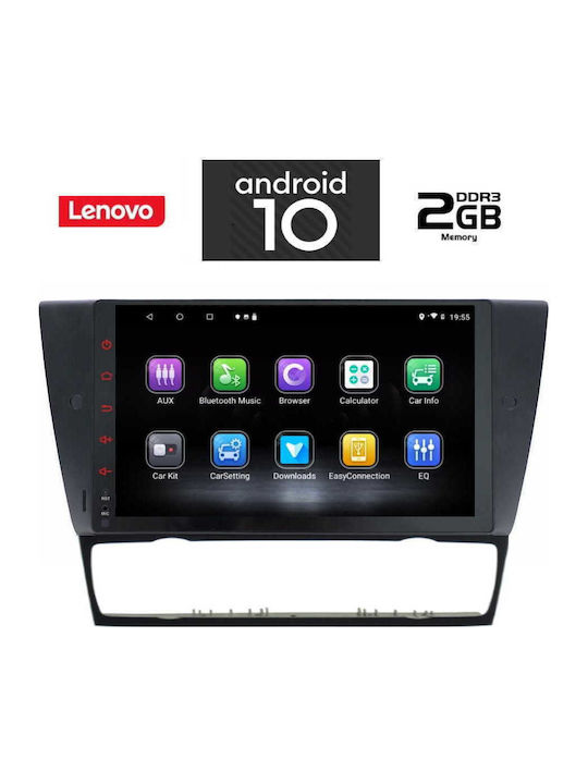 Lenovo Car-Audiosystem für BMW Serie 3 2005-2012 (Bluetooth/USB/AUX/WiFi/GPS) mit Touchscreen 9" IQ-AN X6713_GPS