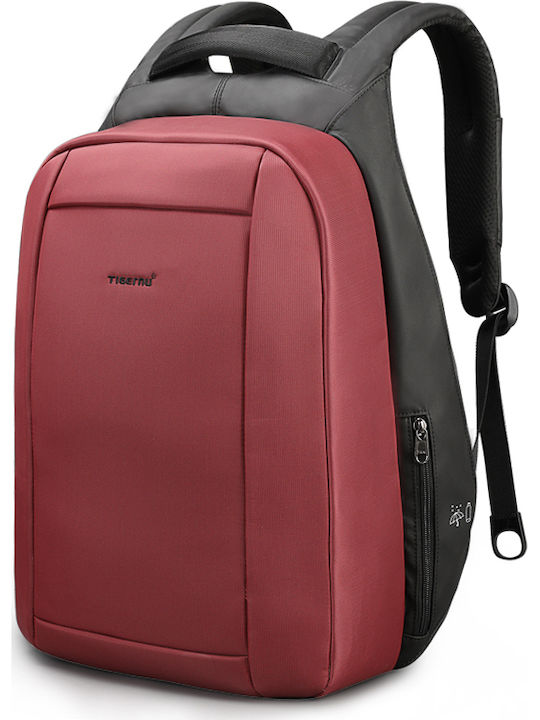 Tigernu T-B3599 Laptoptasche Für Laptop 15.6 Mit USB-Anschluss In Roter Farbe