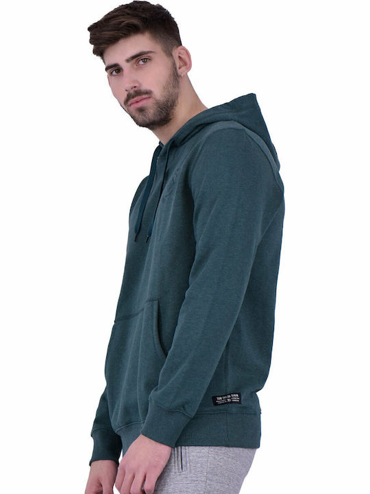 Hanorace Barbati Cu Glugă Verde