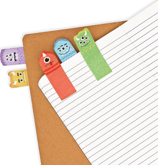 Ooly Monster Pals Sticky Bookmarks 8pcs