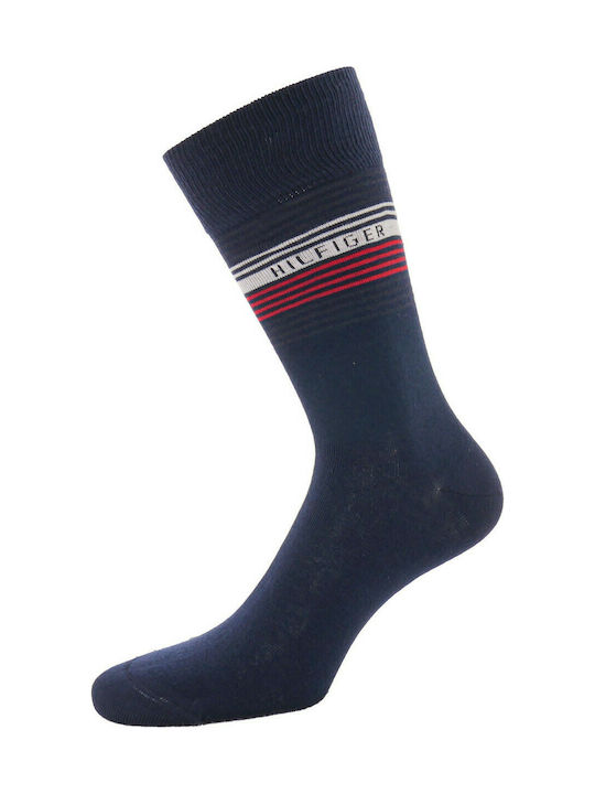 Tommy Hilfiger Men's Patterned Socks Blue 4Pack