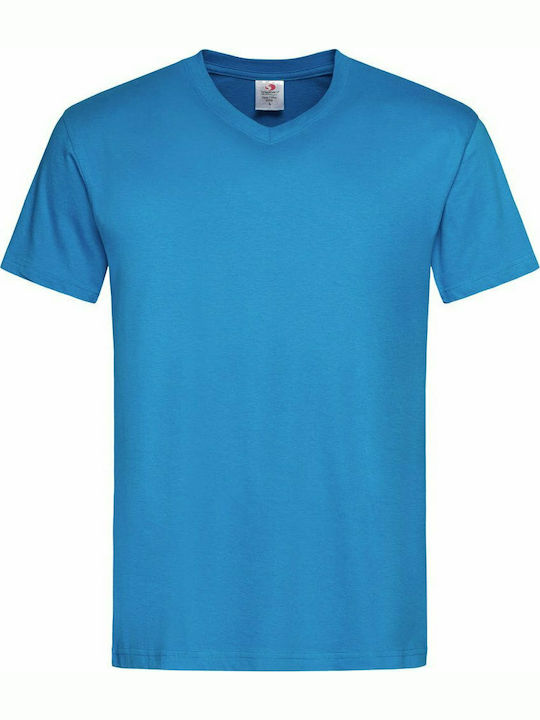 Stedman Classic-T Men's Short Sleeve Promotional T-Shirt Ocean Blue ST2300-OCB