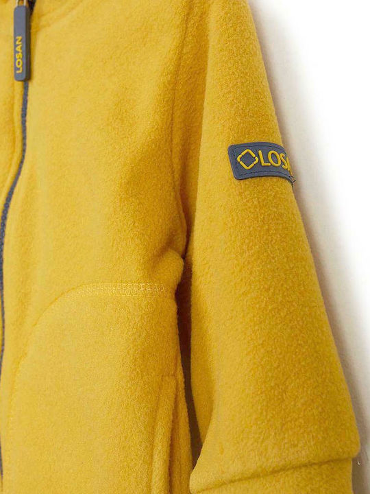 Cardigan Pentru Copii Fleece Galben