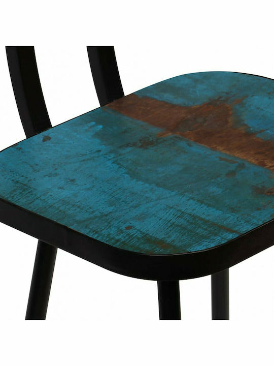 Metallischer Gartenhocker Für Bar Außengebrauch Braun 4 Stück 45x36x99cm