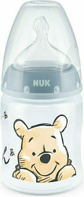 Nuk Plastic Bottle First Choice Plus Temperature Control Winnie Anti-Colic with Silicone Nipple for 0-6 months Blue Winnie 150ml 1pcs 10.743.932