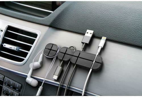 Lampa L3885.4 Kabelclips-Organizer 3Stück Schwarz