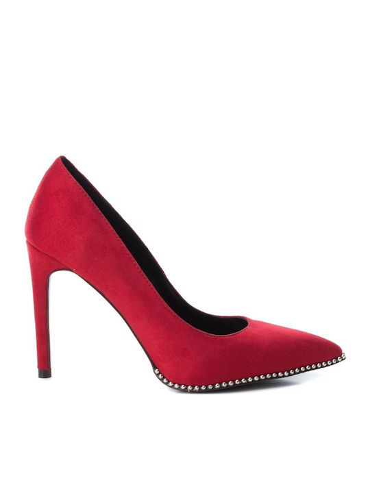 Xti Pointed Toe Stiletto Red High Heels