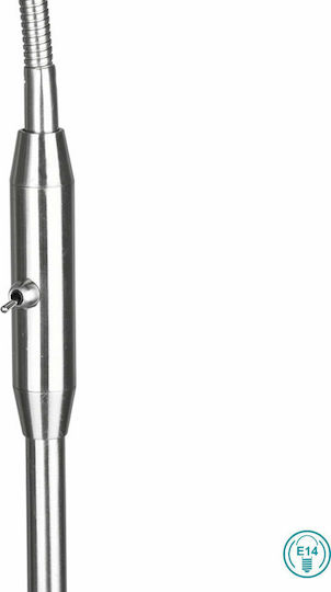 Trio Lighting Tommy Floor Lamp H130xW20cm. with Socket for Bulb E14 White