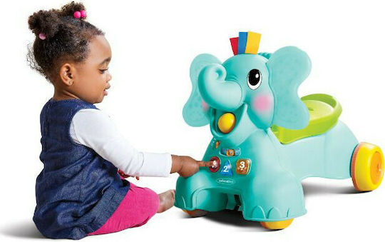 Infantino Ride Elephant Ζωάκι Ride On για 9+ μηνών Γαλάζιο