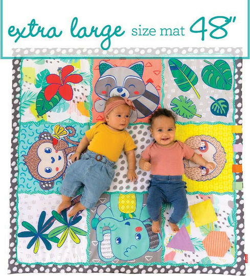 Infantino Giant Sensory Discovery Play Mat for Newborns