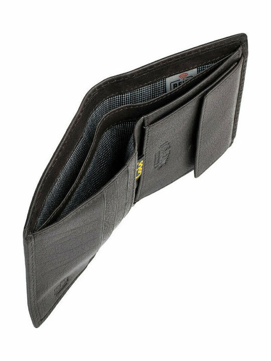 Δερμάτινο Ανδρικό Πορτοφόλι με RFID Καφέ