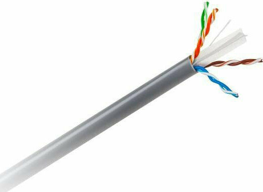 Cabletech U/UTP Kat.6e Ethernet Netzwerkkabel Ohne Netzwerkkabel 1m Grau