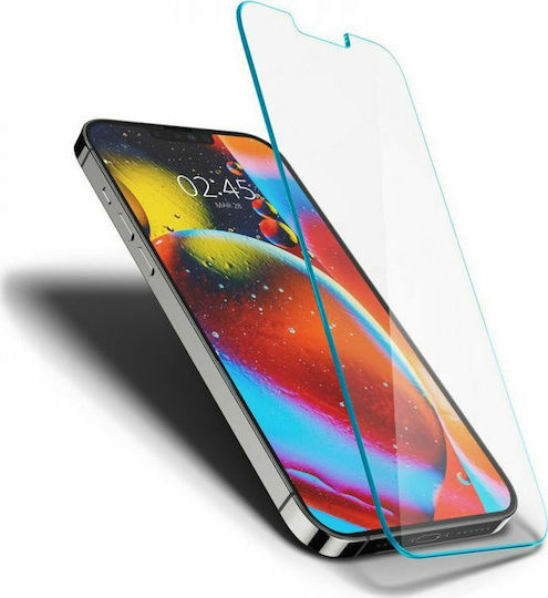 Spigen Glas.tr Slim HD 2.5D Vollflächig gehärtetes Glas (iPhone 13 Pro Max)