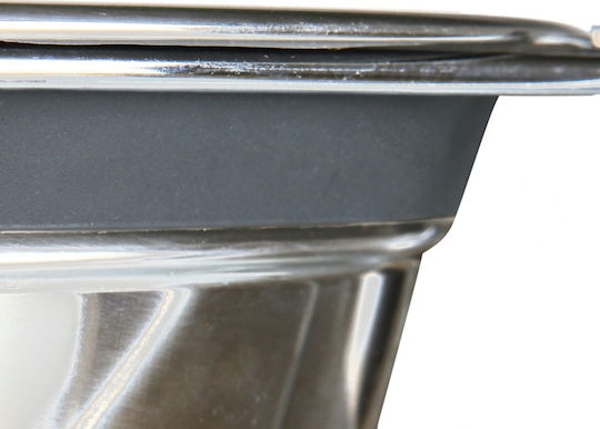 Trixie Eat On Feet Stainless Steel Food and Water Bowl for Dog and Cat 2 x 900ml 16cm