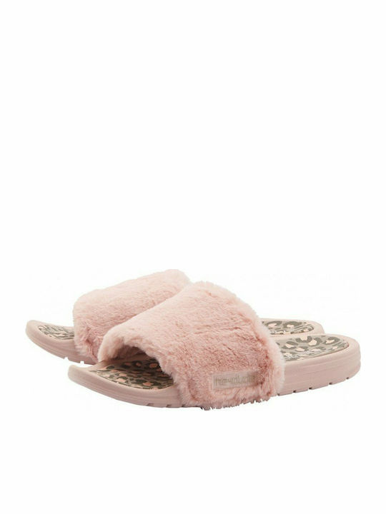 Χειμερινές Γυναικείες Παντόφλες Pink Cheetah