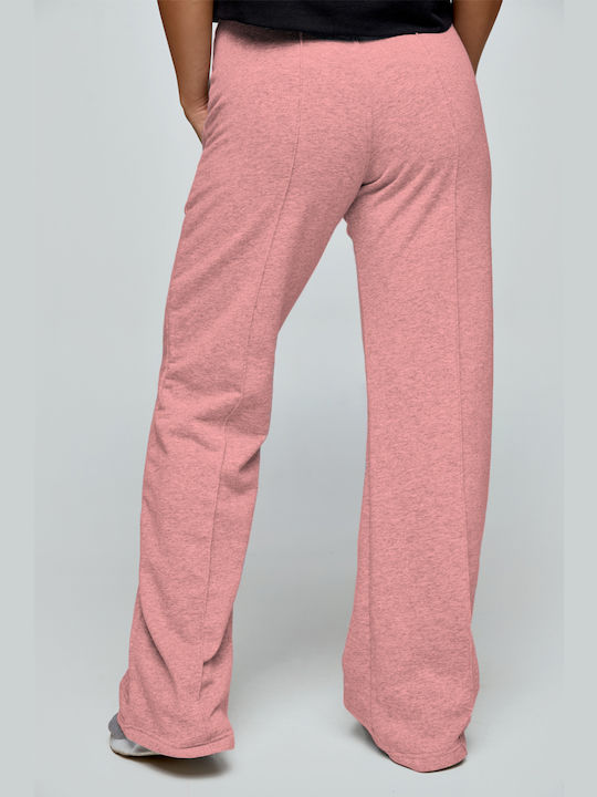 Bodymove Women's Wide Sweatpants Pink