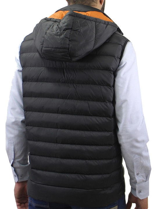 Dors Men's Sleeveless Puffer Jacket Black