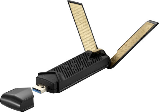 Asus USB-AX56 Αντάπτορας Δικτύου USB με Ασύρματη Σύνδεση Wi-Fi 1775Mbps