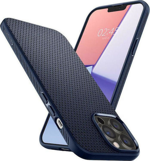 Spigen Liquid Air Back Cover Silicone Navy Blue (iPhone 13 Pro)