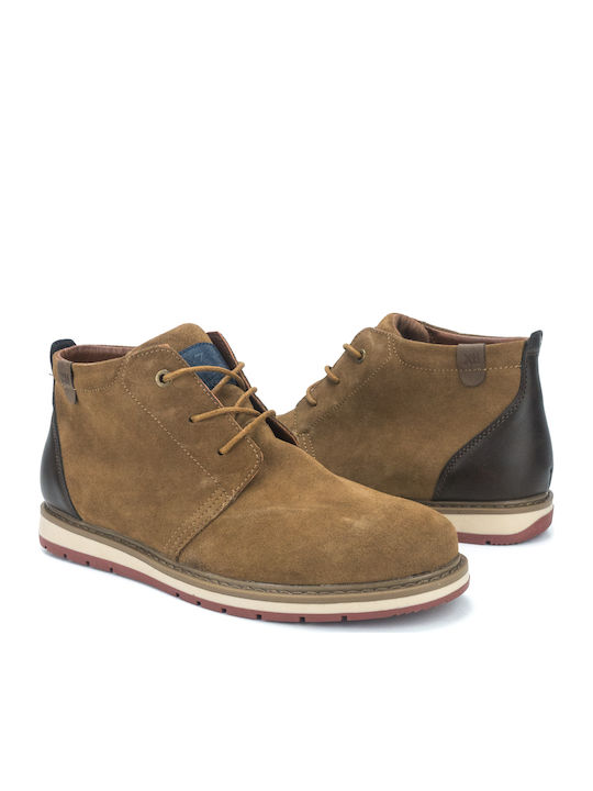 Wildleder Herrenstiefel Camel