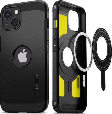 Spigen Tough Armor MagFit Umschlag Rückseite Kunststoff / Silikon 2mm Schwarz (iPhone 13)