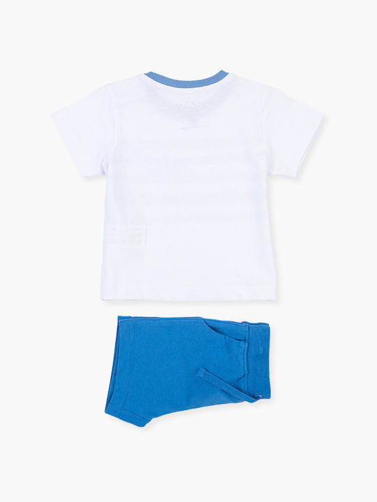 Losan Kids Set with Shorts Summer 2pcs White